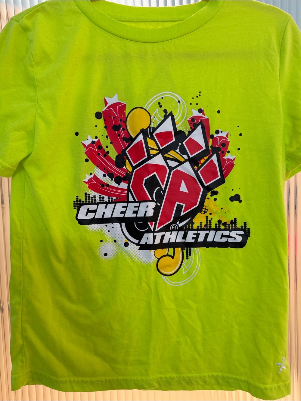 Cheer Athletics Neon Yellow Performance Tee